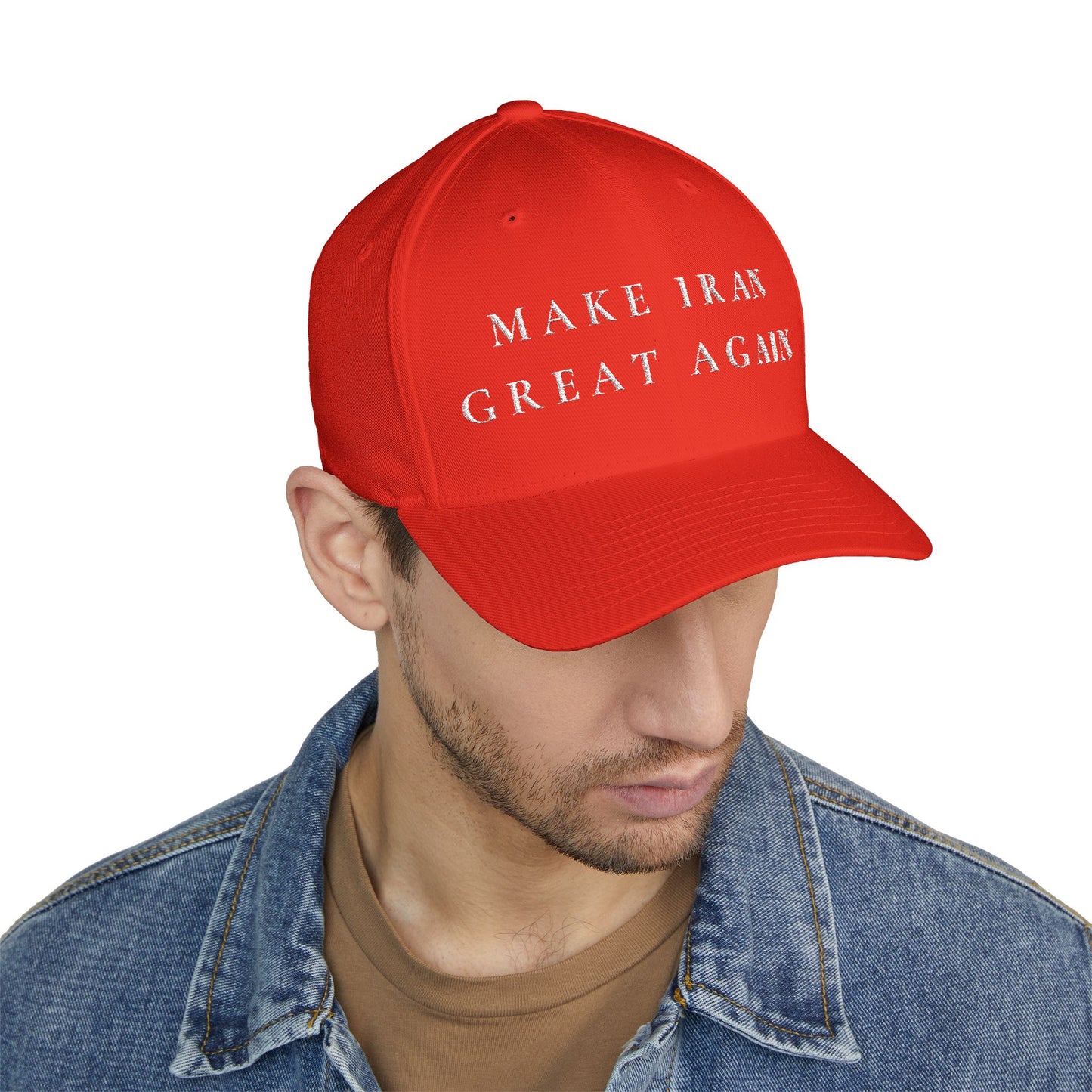 Embroidered "Make Iran Great Again" Hat