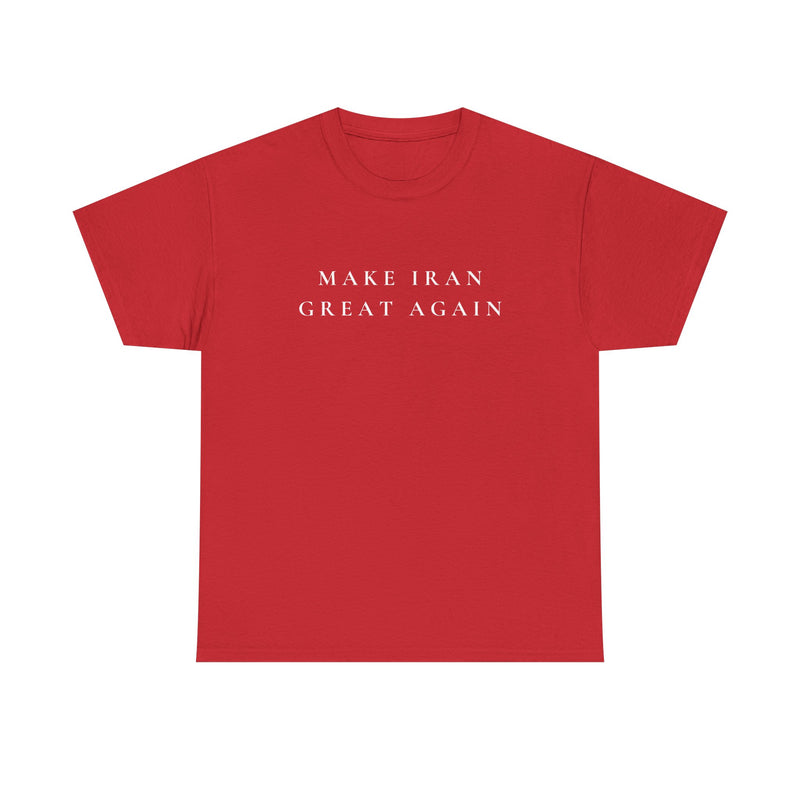 Make Iran Great Again T‑Shirt — Lion & Sun Persian Pride Tee